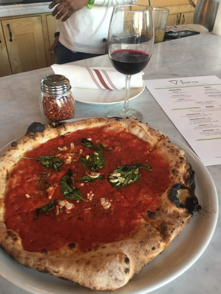 Restaurants in the Capitol Riverfront | Il Parco | Margherita Pizza