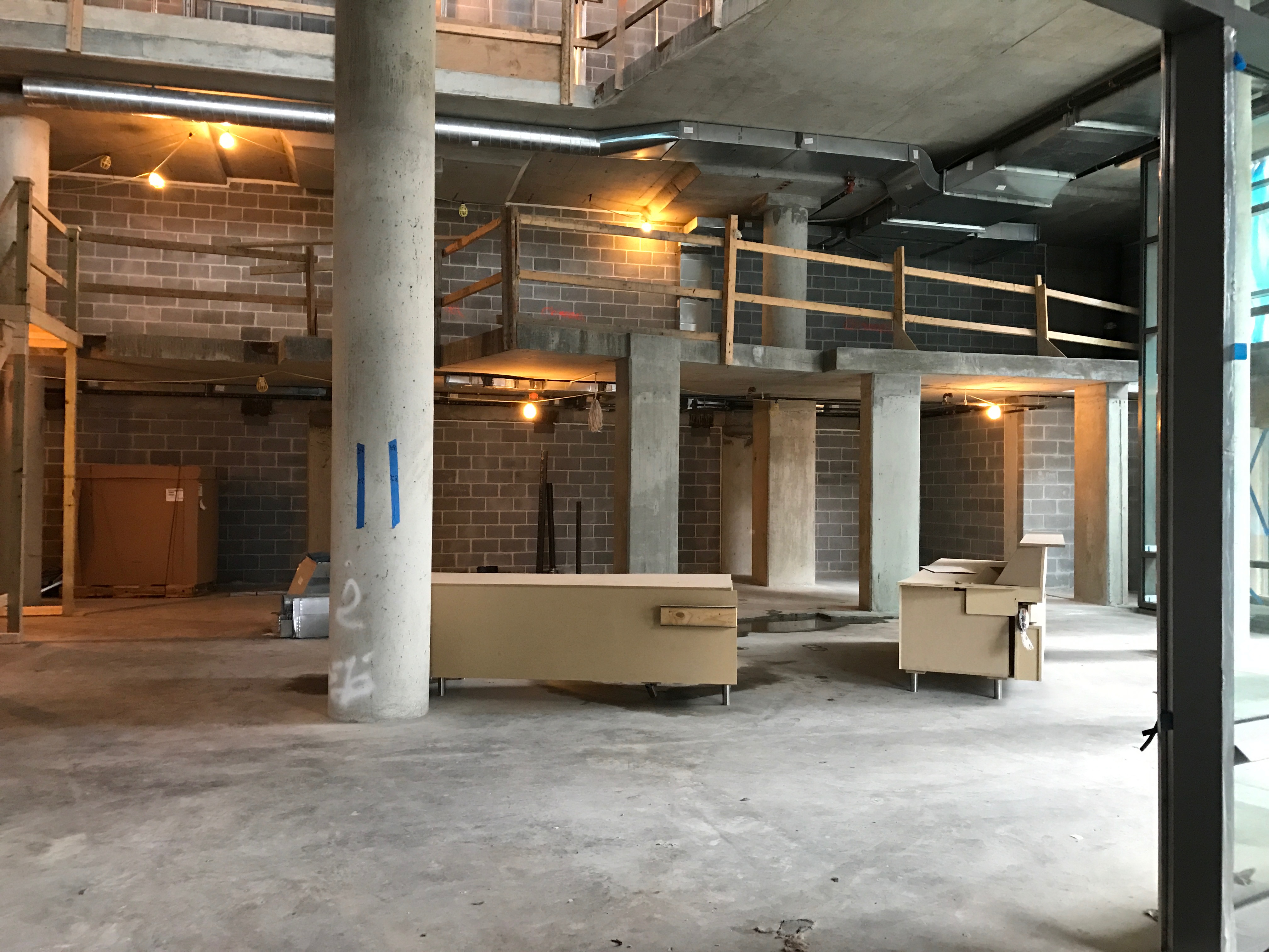 Agora Apartments | Capitol Riverfront Washington DC Apartments | Contruction Update Photos | Lobby Entryway