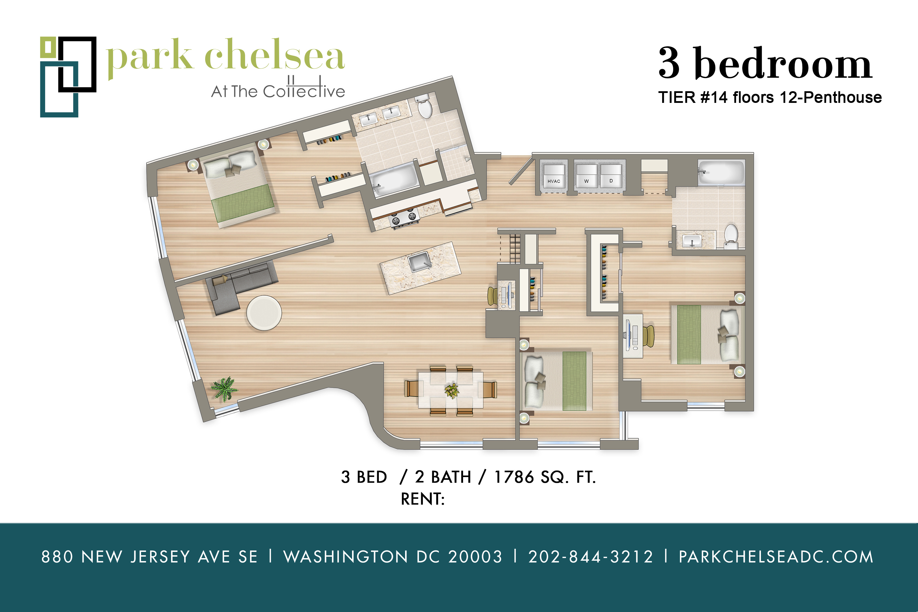 3 Bedroom Apartments In The Capitol Riverfront Navy Yard