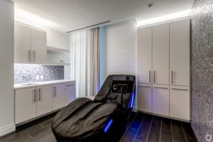 spa room at The Collective with Hydro Massage Bed